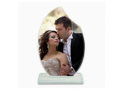 Kristal foto plaket, plaket, ödül baskı jpg